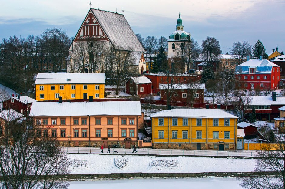 Porvoo Old Town, Porvoo, Southern Finland, Finland